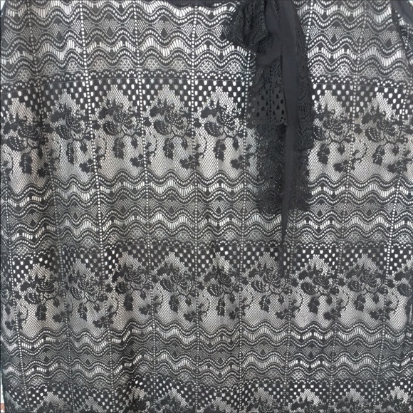 CAbi Black Lace Overlay Tank Top - Picture 3 of 6